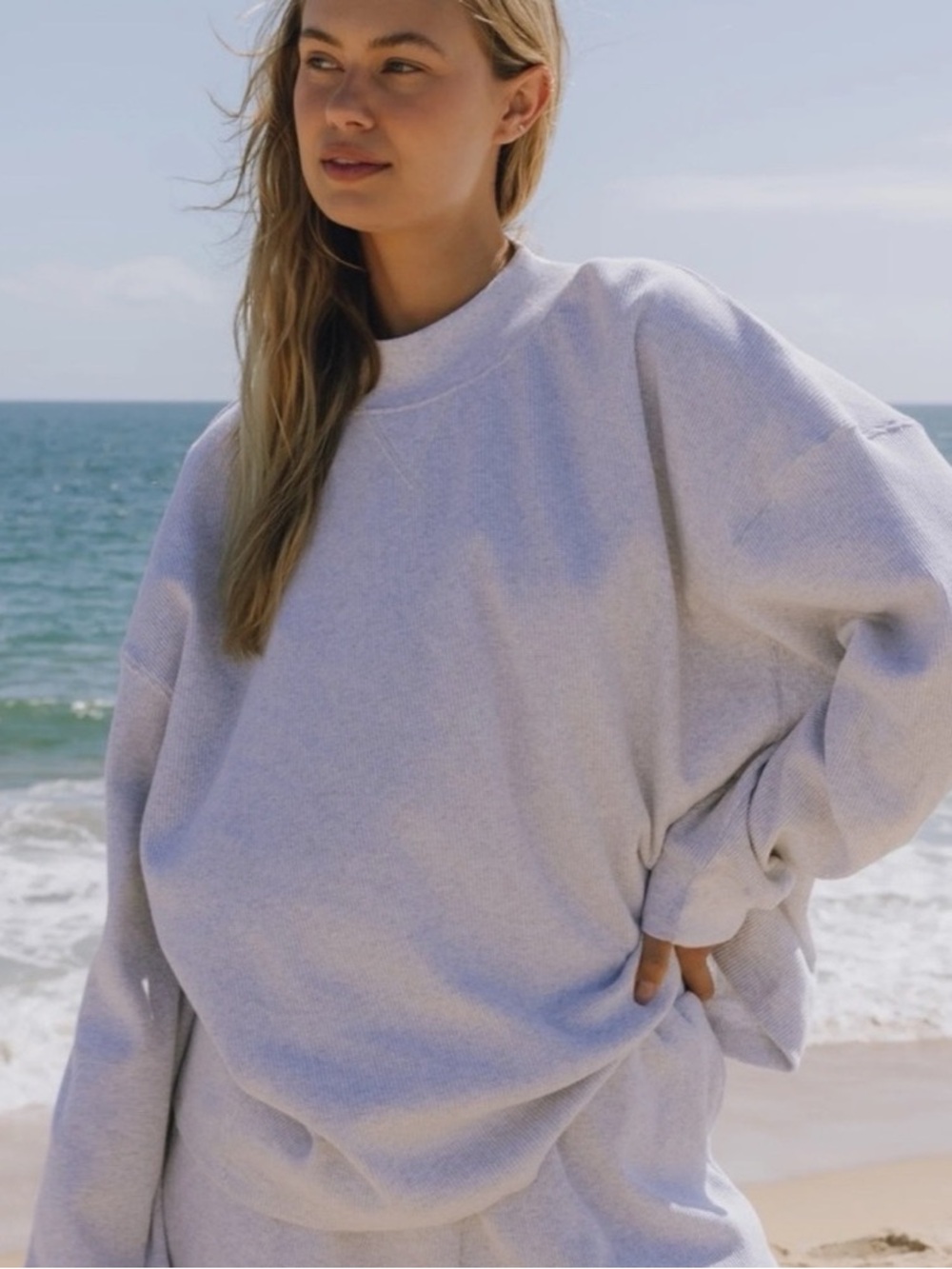 Daily Drills !!! Gray Mockneck Thermal - XS/S